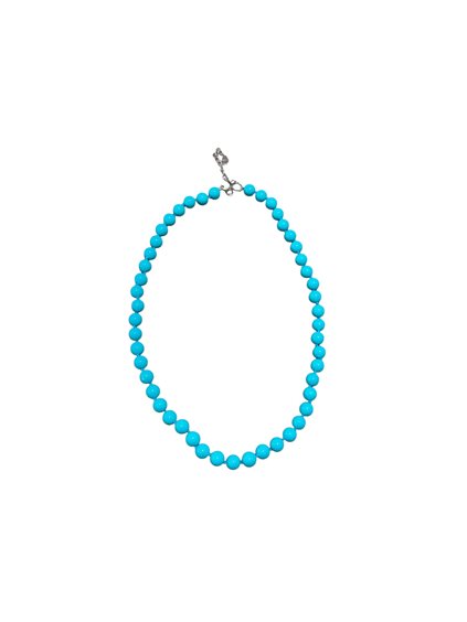 Collana Domar Donna in Argento Pasta di turchese COAR-360-280 - COAR-360-280